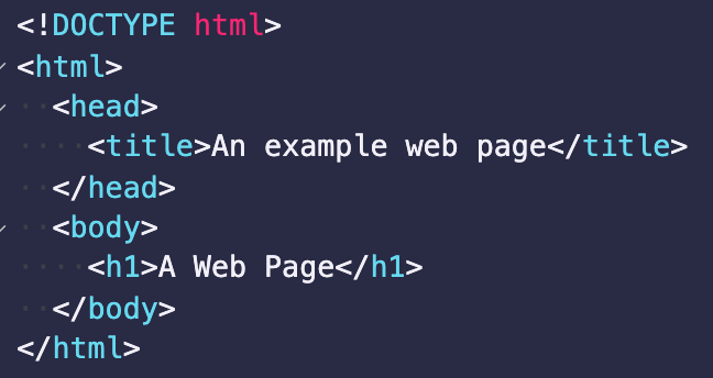 A simple html example