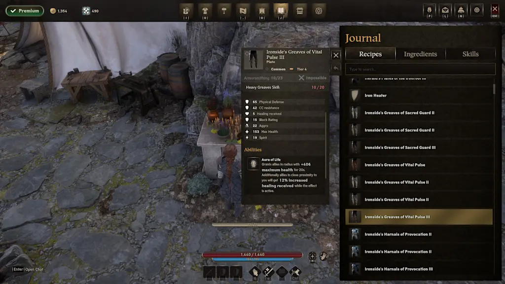 Journal UI
