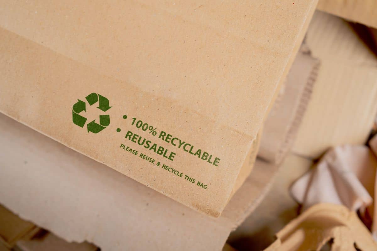 100% recyclable paper packaging