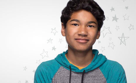 smiling teen smiling teen