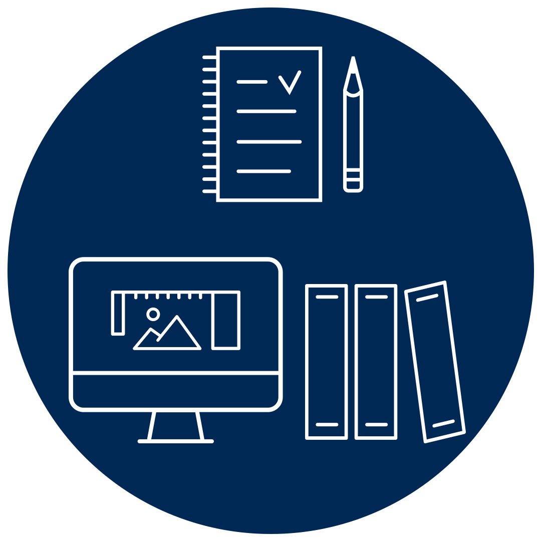 A notebook, computer monitor and kits. A notebook, computer monitor and kits.