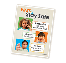 ways to stay safe poster