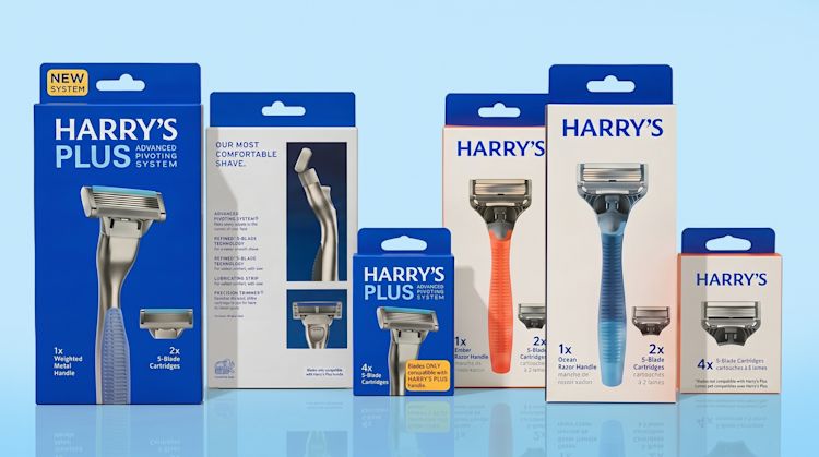 harrys-mythology-2025-new-brand-identity-design-branding-New-Product-Rebrand-Razor-packaging-Lineup