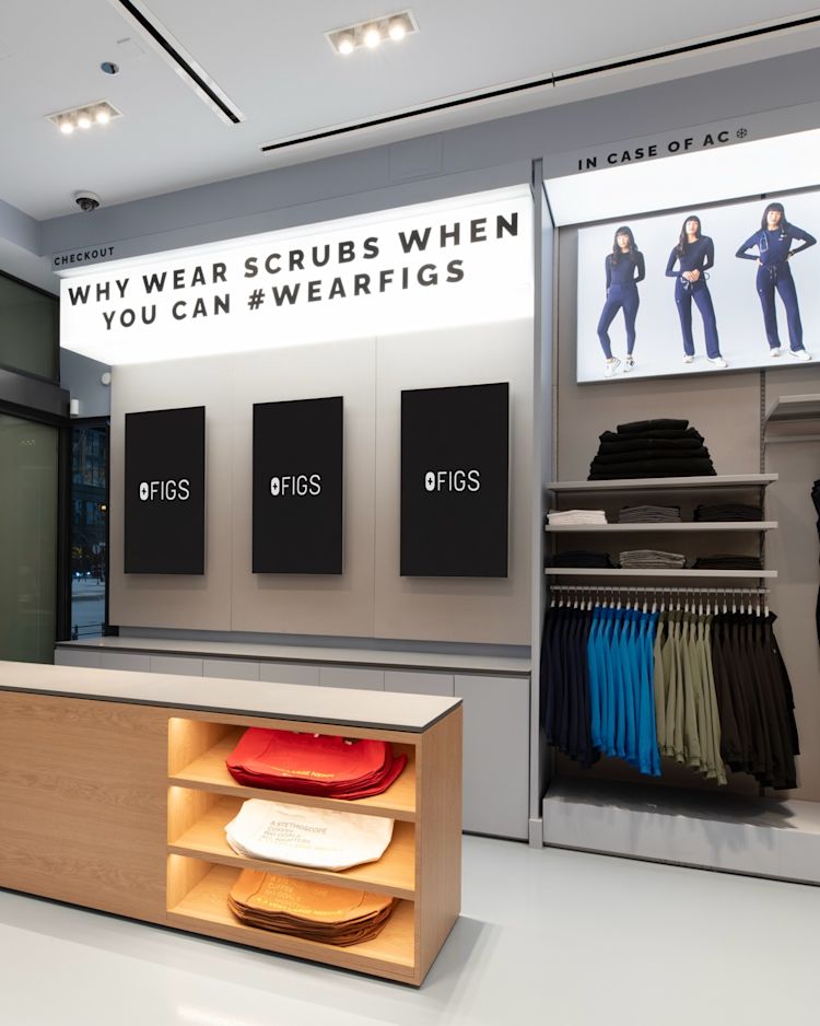 figs-mythology-interior-retail-design-chicago-illinois-storefront-medical-professionals-uniforms-gear-doctor-nurse-practioner-digital-displays