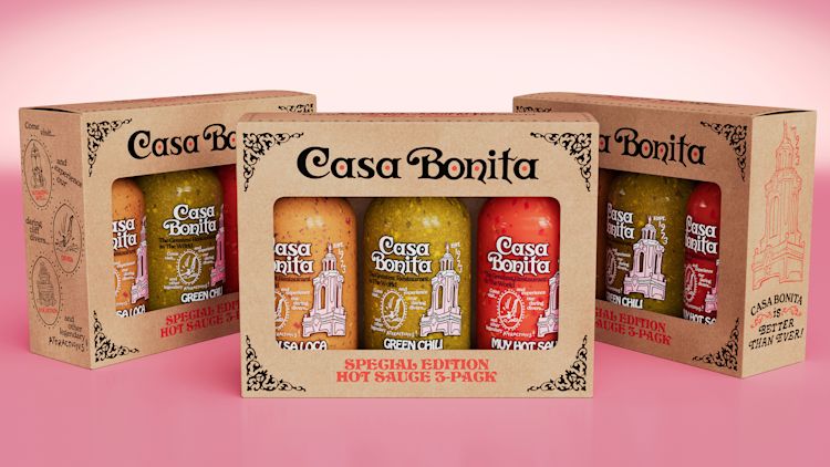 casa-bonita-restaurant-beautiful-house-stuff-branding-logo-label-colorado-mini-sauces-gift-box-3-pack-