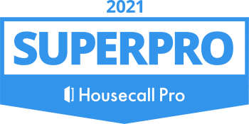 2021 Superpro badge from Housecall Pro