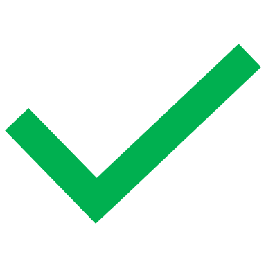Green checkmark