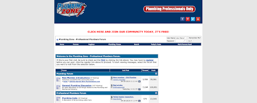 plumbing online community