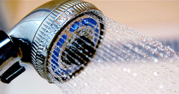A showerhead that is new plumbing technology,
