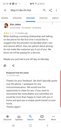 customer complaint