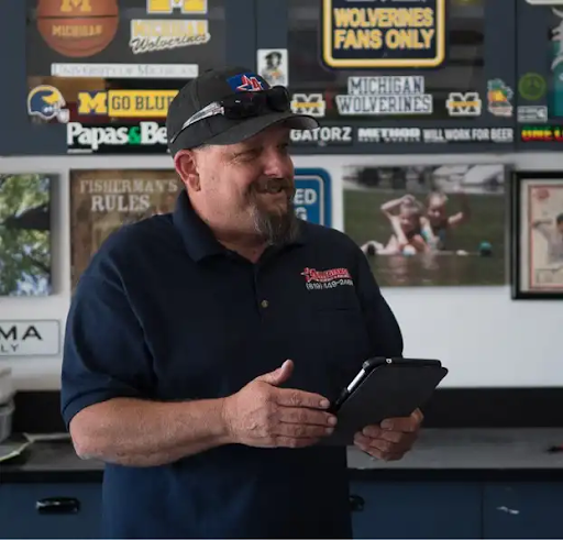 Home Service Pro Employee Wearing Uniform