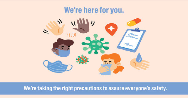 We're taking the right precautions to ensure everyone's safety.