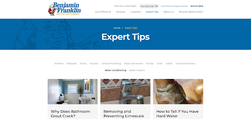 benjamin franklin plumbing