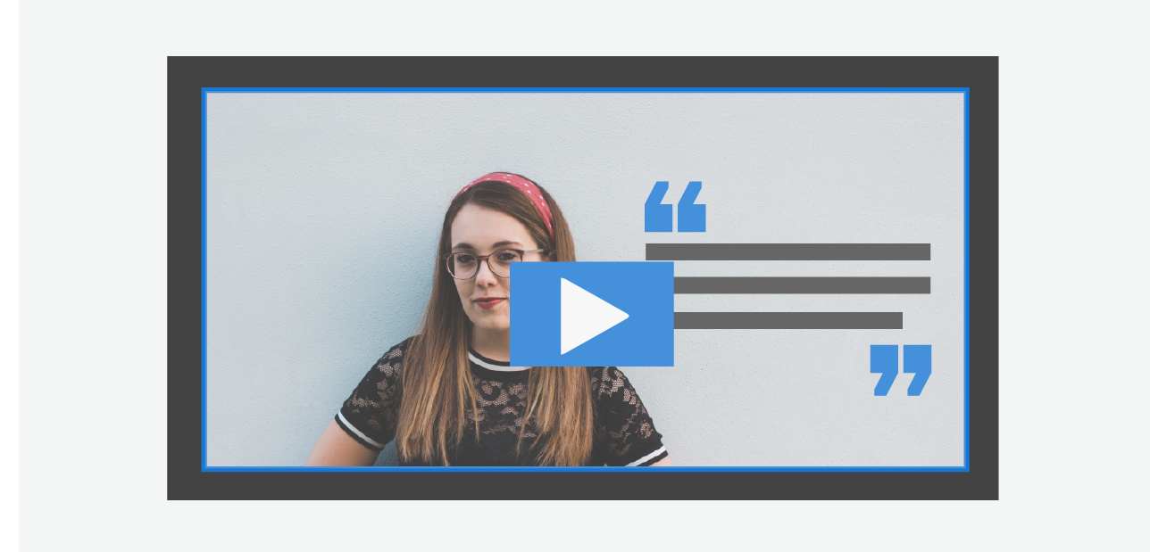 Testimonial video