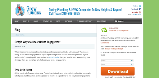 grow plumbing