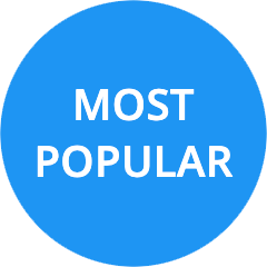 Popular circular badge