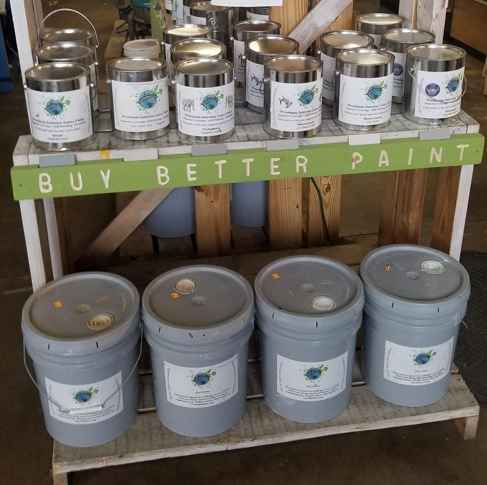 earth paint latex paint recycling