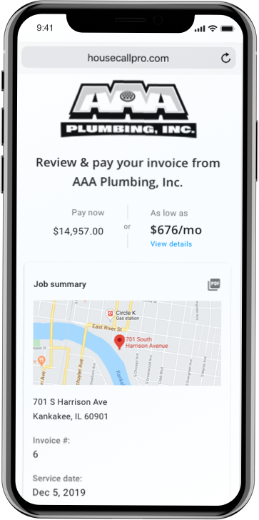 Consumer financing product
