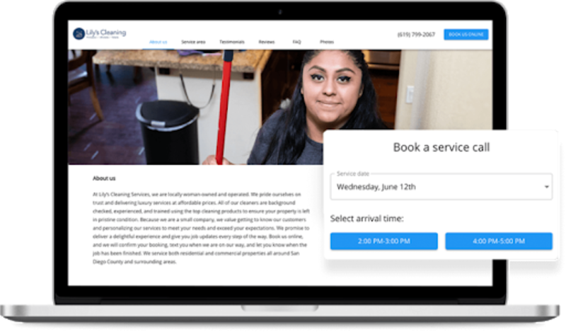 housecall pro web builder