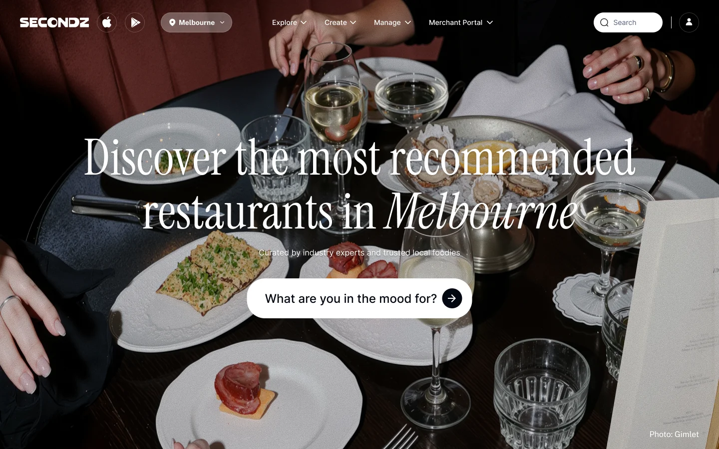 secondz homepage