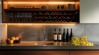 Elevate Your Decor with a Stylish Wall Mounted Wine Rack