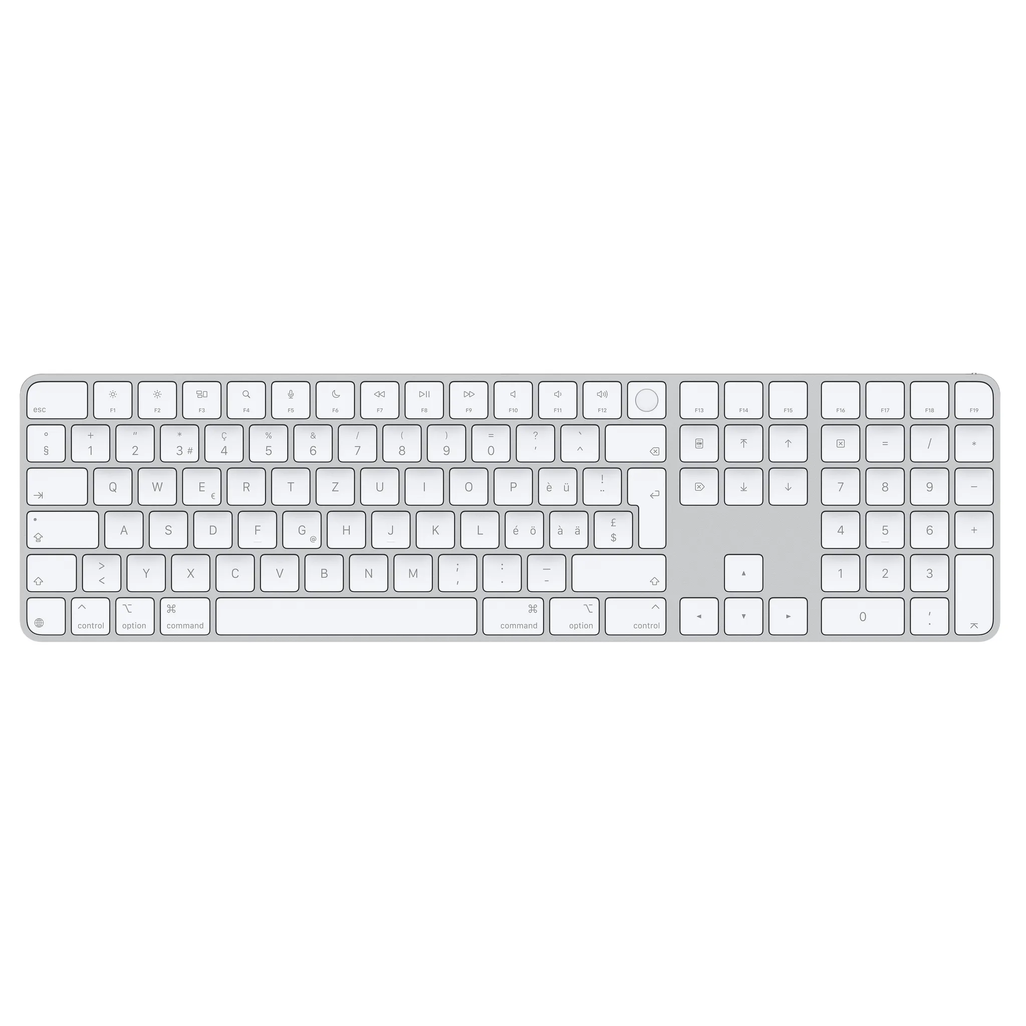 Magic Keyboard (USB-C) with Touch ID and Numeric Keypad (2024)