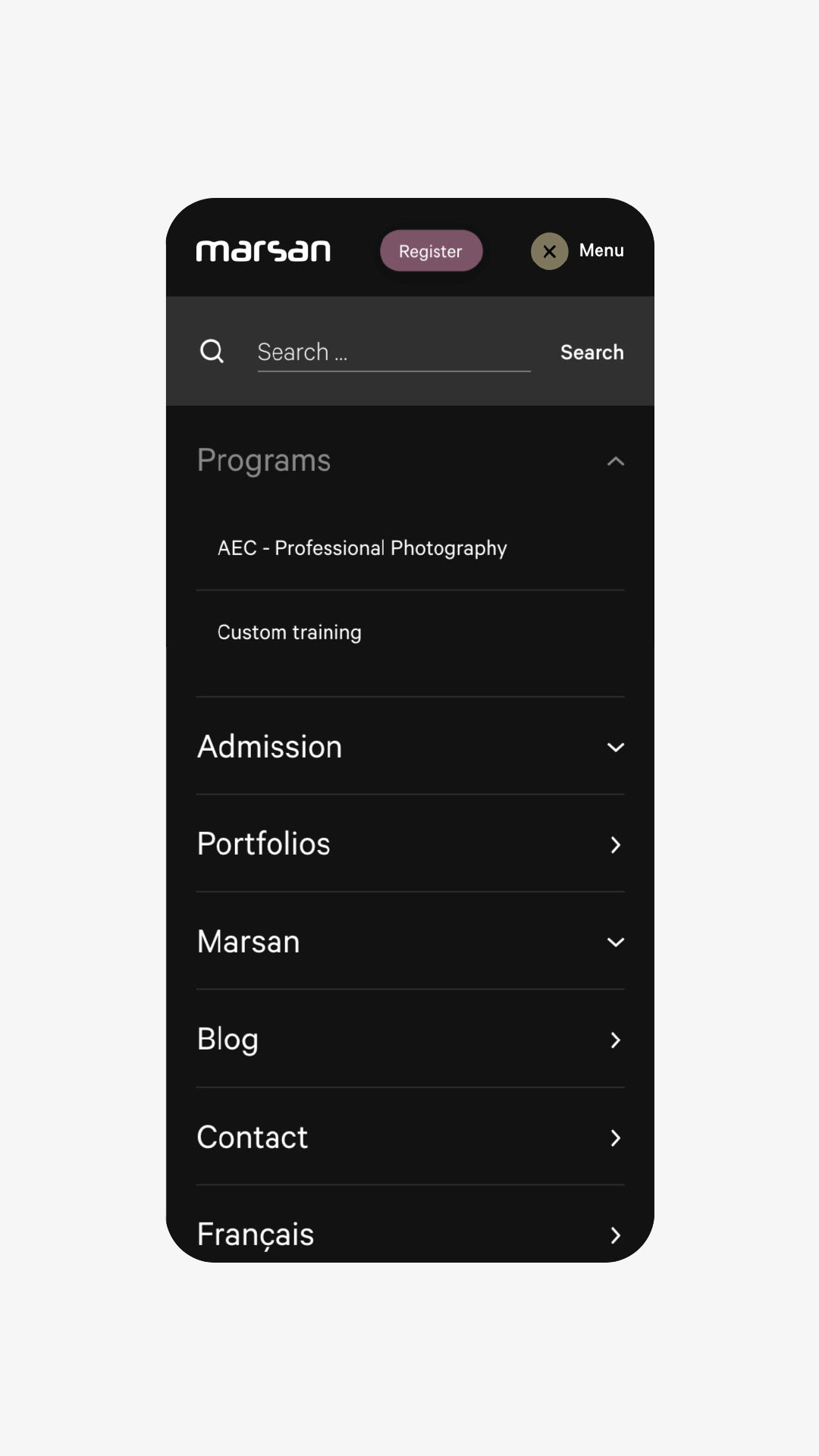 MILL3 CS MARSAN HOME iphone mockup