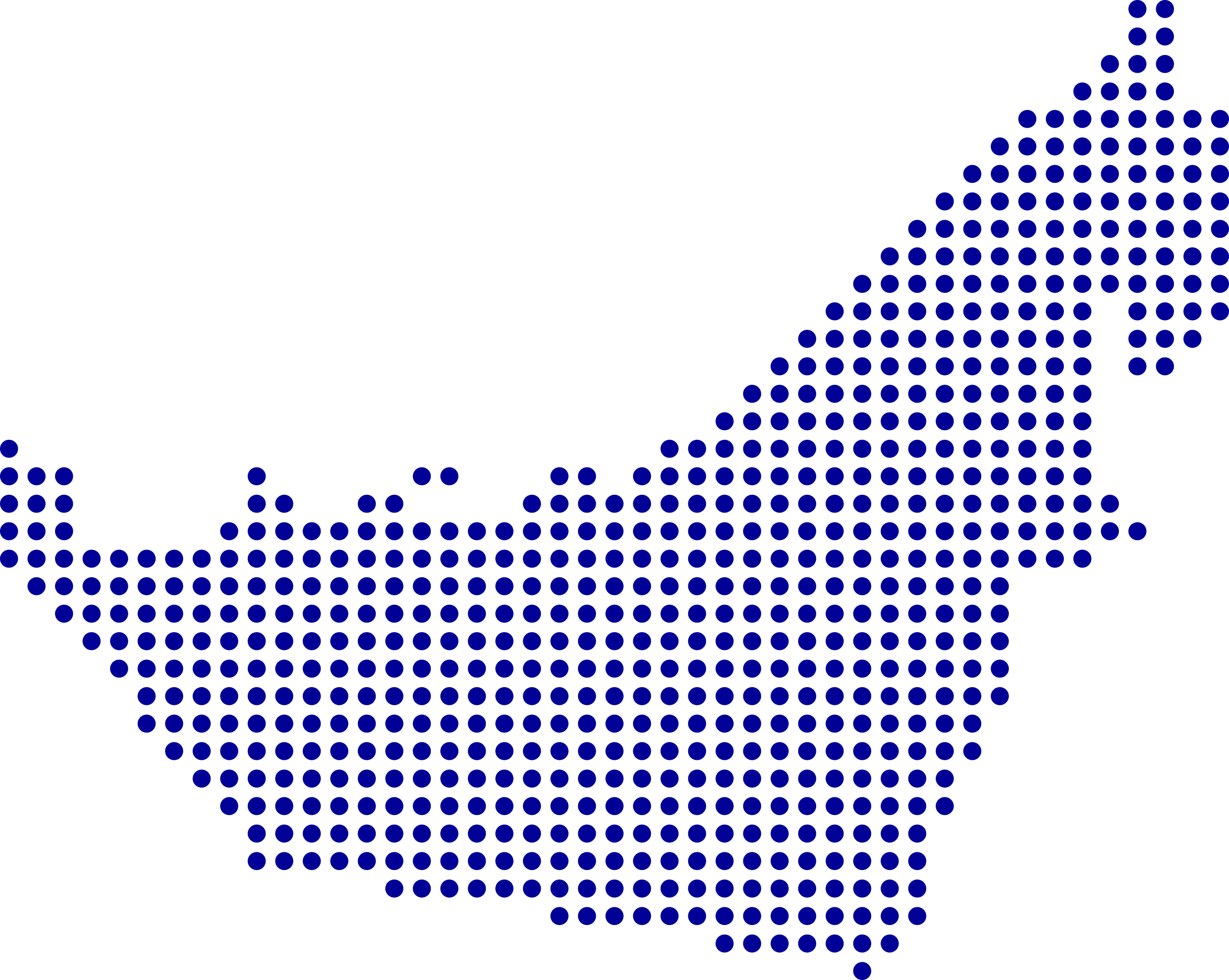 UAE map dotted 2026