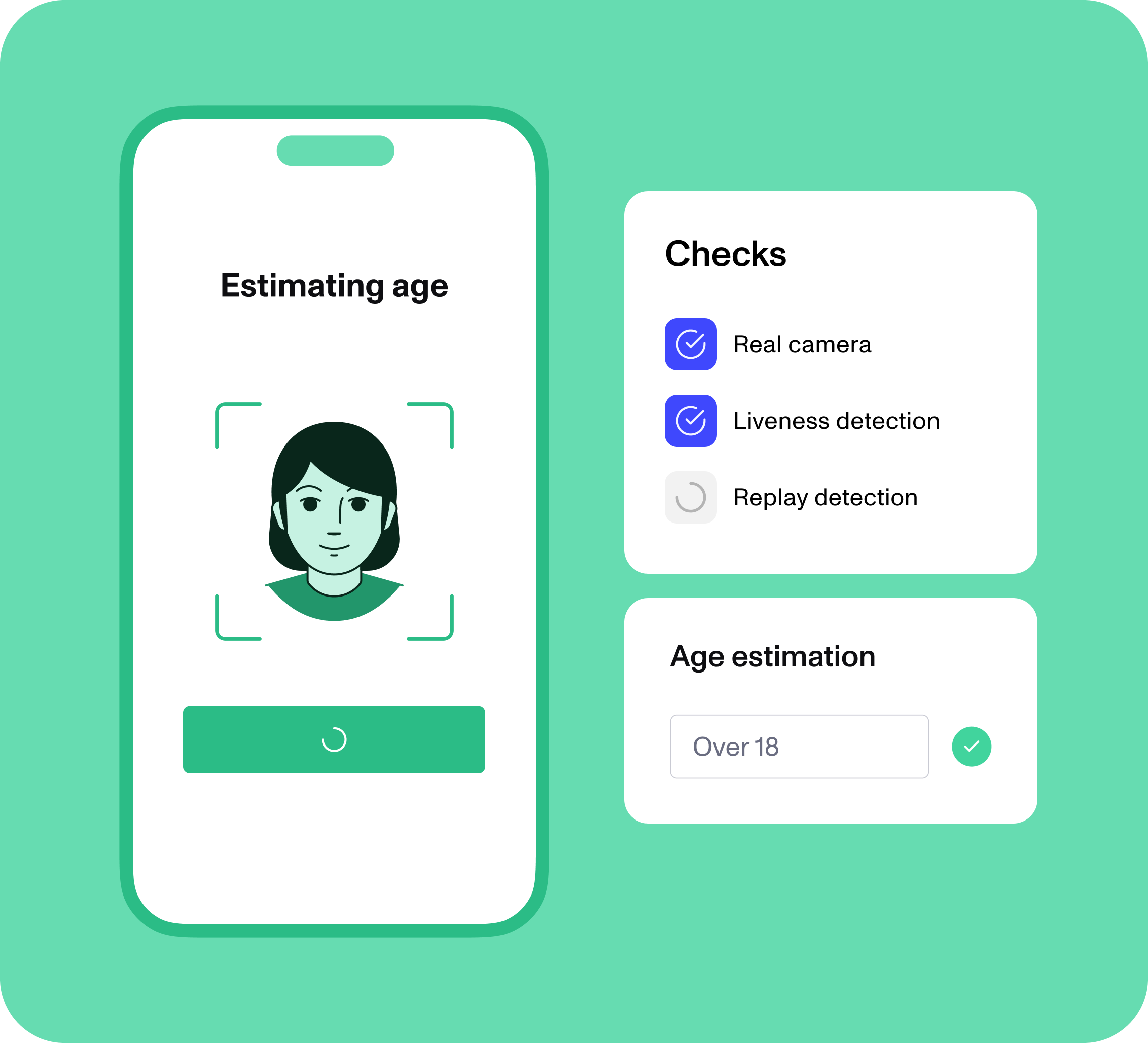 Analyze age and detect spoofs