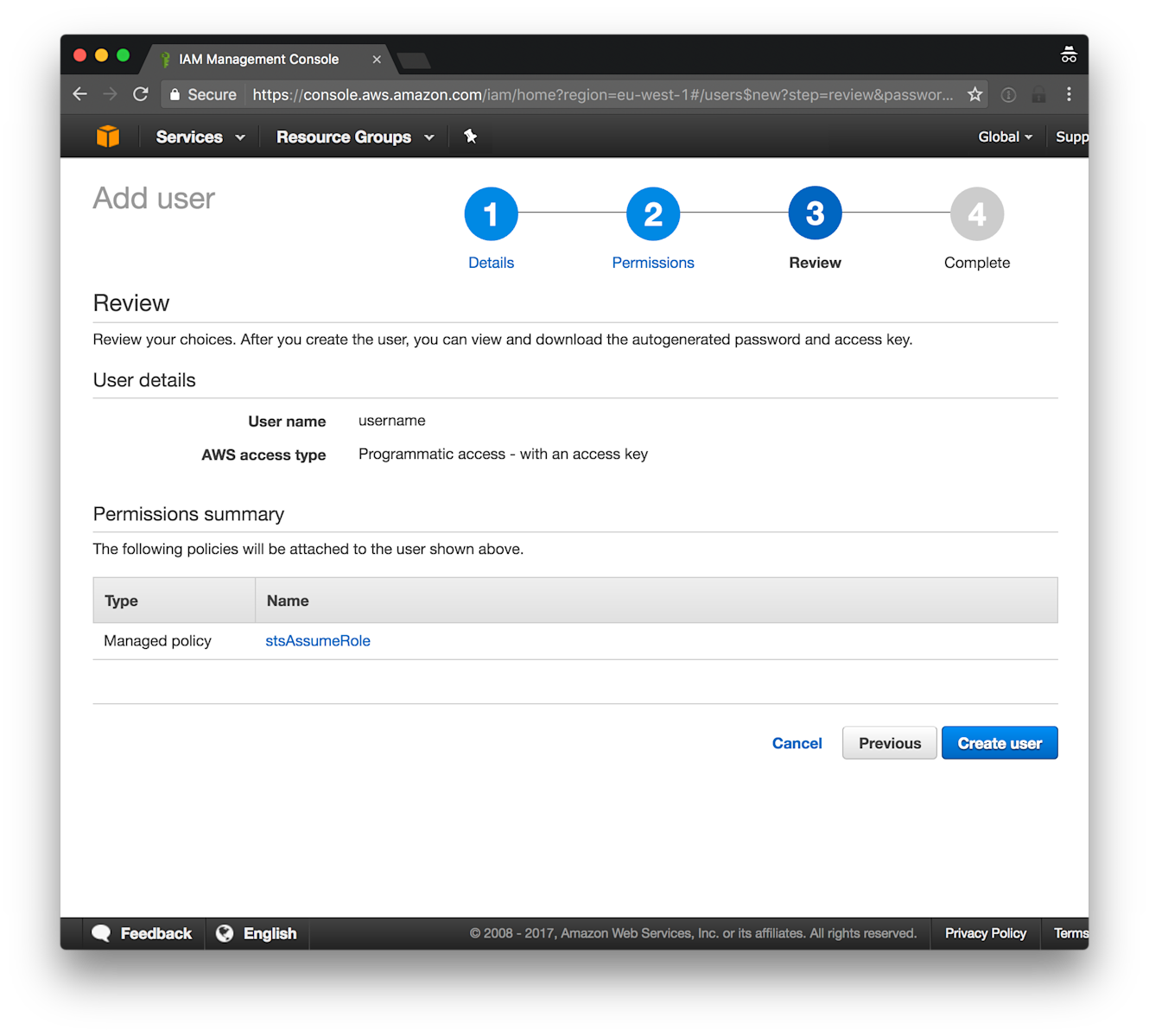 Configure Locksmith