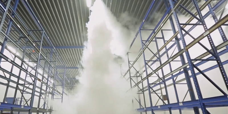 Bescherm bedrijfscontinuïteit PGS15 loods tegen (brand)schade met CO2 ruimteblussing