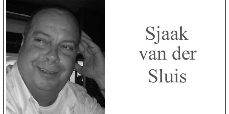 Overlijden Sjaak van der Sluis