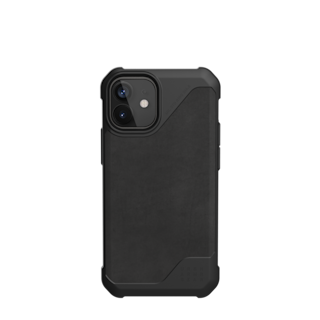 UAG Metropolis LT Series iPhone 12 Mini 5G Case iPhone 12 Mini 5G in LTHR ARMR Black