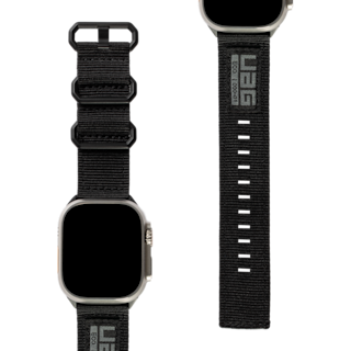 UAG Nato Eco Strap for Apple Watch Ultra 3, Ultra 2, & Ultra Apple Watch Ultra 3/Ultra 2/Ultra case in Graphite/Black