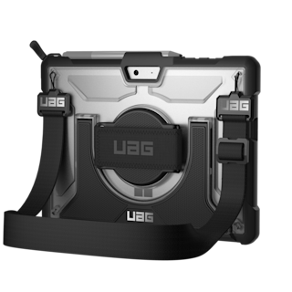 UAG Plasma Series Surface Go 3 with Hand Strap & Shoulder Strap Case Surface Go 3 in Ice detail view