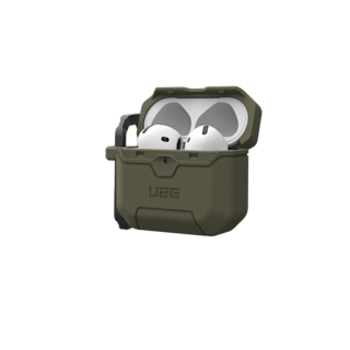 UAG Scout Case for AirPods (4th Gen, 2024) AirPods (4th Gen) in Olive Drab detail view