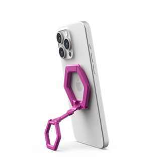 UAG iPhone 17 Pro - Plyo Case + Ring Stand Magnetic Ring Stand in Pink/Purple Case + Orchid Pink Ring Stand