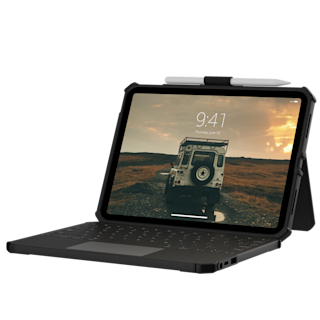 UAG Rugged USB-C Keyboard iPad 11" (A16)(11th Gen, 2025) Folio Case iPad 11" (A16) (11th Gen, 2025) in Black detail view
