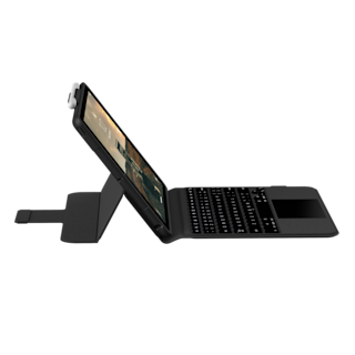 UAG Integrated Bluetooth Keyboard With Trackpad iPad 10.2" (8th Gen 2020) Case iPad 10.2" (8th Gen, 2020) in Black/Ash