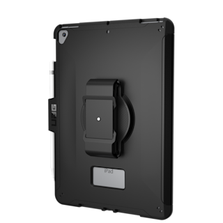 UAG Scout Series iPad 10.2" (8th Gen, 2020) with Hand Strap Case iPad 10.2" (8th Gen, 2020) in Black detail view