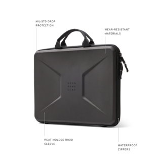 UAG Civilian Large Shock Sleeve with Handle - Fits 16" Computers Tablet & Laptop Sleeves case in Black