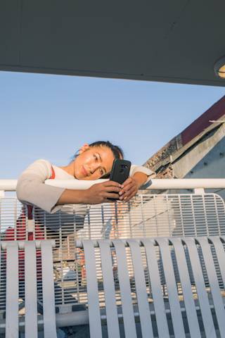 UAG Scout Series LG K8S / K8 / Tribute Empire Case K8S / K8 / Tribute Empire in Black / Scout Series lifestyle view