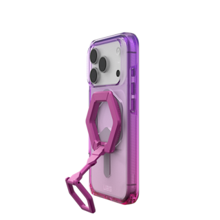UAG iPhone 17 Pro - Plyo Case + Ring Stand Magnetic Ring Stand in Pink/Purple Case + Orchid Pink Ring Stand