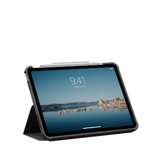 UAG Plyo LT iPad Air 11" (M4, 8th Gen, 2026) Folio Case iPad Air 11" (M4, 8th Gen, 2026) in Ice/Black detail view