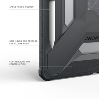 UAG Scout Plus iPad Air 13" (M3, 2025, 2nd Gen) Case iPad Air 13" (M3, 2nd Gen, 2025) in Ash