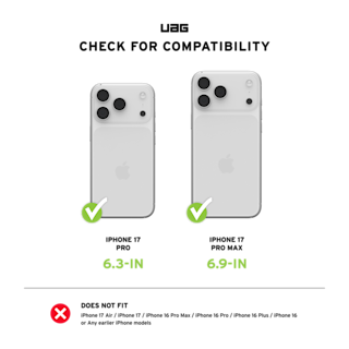 UAG Lens Shield for iPhone 17 Pro iPhone 17 Pro case in Titanium detail view
