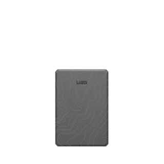 UAG SRGE Slim 5K Power Bank - White Topography Portable Charger case in SRGE Slim 5K Power Bank - White Topography