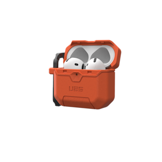 UAG Scout Case for AirPods (4th Gen, 2024) with Active Noise Cancellation AirPods (4th Gen) in Rust detail view