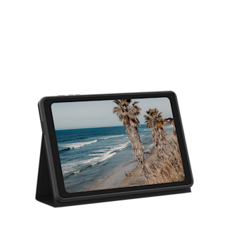 UAG Standard Issue Revvl Tab 2 Folio Case Revvl Tab 2 in Black detail view