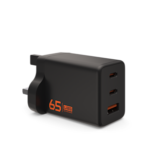 UAG SRGE (UK) 65W 3 Port Wall Charger Wall Chargers case in Black